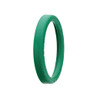 EBL Craft Frames 3.5 inch Round WoodGrain Kelly Green 61pc
