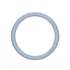 EBL Craft Frames 3.5 inch Round WoodGrain Light Blue 61pc