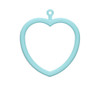 EBL Craft Frames Mini Heart Pastel Green 50pc