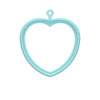 EBL Craft Frames Mini Heart Pastel Green 50pc