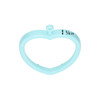 EBL Craft Frames Mini Heart Pastel Green 50pc