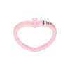 EBL Craft Frames Mini Heart Pastel Pink 50pc