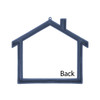 EBL Craft Frames Mini House Denim 40pc