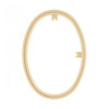 EBL Craft Framing Hoop Oval 4.5x 5.5 inch Oval Ecru 44pc