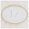 EBL Craft Framing Hoop Oval 4.5x 5.5 inch Oval Ecru 44pc