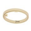 EBL Craft Framing Hoop Oval 2x3 inch Ecru 50pc