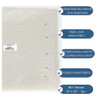 Essentials By Leisure Arts Aida Cloth 18ct 30x36 inch Natural 3pc