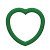 EBL Craft Frames 2.75 inch Heart WoodGrain Kelly 30pc