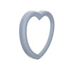 EBL Craft Frames 3.5 inch Heart WoodGrain Light Blue 56pc