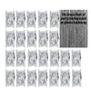 Photo Backdrop 24pc Silver Foil