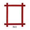 EBL Craft Frames 2.5x2 inch Mini Crossbar Red 50pc