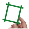 EBL Craft Frames 2.5x2 inch Mini Crossbar Kelly Green 50pc