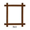 EBL Craft Frames 2.5x2 inch Mini Crossbar Brown 50pc