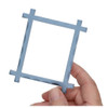 EBL Craft Frames 2.5x2 inch Mini Crossbar Light Blue 50pc