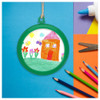 EBL Craft Frames Round 4 inch Smooth Kelly Green 22pc