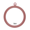 EBL Craft Frames Round 4 inch Smooth Pink 22pc