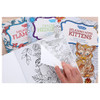 Leisure Arts Relaxing With Kittens Coloring Book
