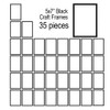 EBL Craft Frames 5 inch x7 inch Black 35pc