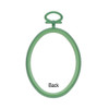 EBL Craft Frames Oval 2.25 inch x2.5 inch Sage Green 50pc