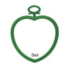 EBL Craft Frames Heart 2.5 inch x2.75 inch Kelly Green 45pc