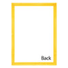 EBL Craft Frames 5 inch x7 inch Yellow 35pc