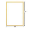EBL Craft Frames 5 inch x7 inch Pastel Yellow 35pc