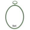 EBL Craft Frames Oval 3.5 inch x4.5 inch Sage Green 44pc