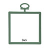 EBL Craft Frames Square 2.5 inch Sage Green 50pc