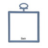 EBL Craft Frames Square 2.5 inch Light Blue 50pc
