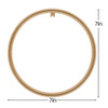 EBL Craft Framing Hoop Round 7 inch Ecru 20pc