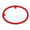 EBL Craft Framing Hoop Oval 4.5x 5.5 inch Oval Red 44pc