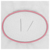 EBL Craft Framing Hoop Oval 4.5x 5.5 inch Oval Pink 44pc