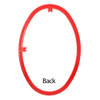 EBL Craft Framing Hoop Oval 5 inch x8 inch Red 30pc