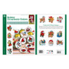 LEA Holiday Ornament Kit wbook 50 frames AidaCloth