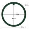 EBL Craft Framing Hoop Round 5 inch Forest Green 46pc