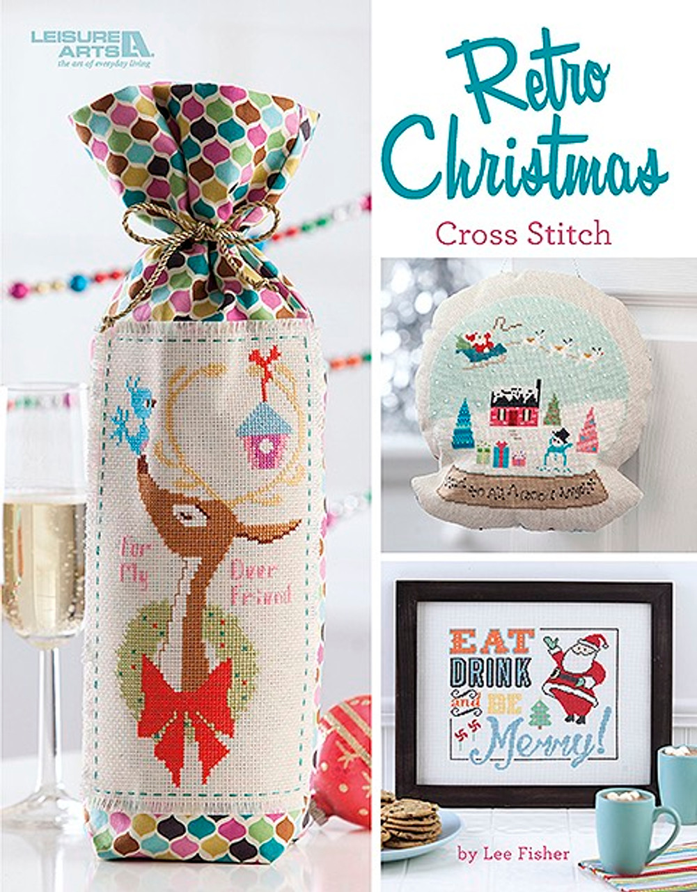 Leisure Arts Cross Stitch Holiday Ornaments Galor Cross Stitch Book- Cross  stitch pattern kits From snowmen to elves to woodland creatures, 98 Christmas  cross stitch ornaments to design. 