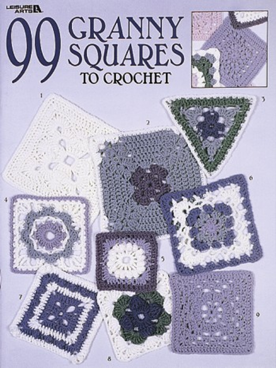 Leisure Arts 99 Granny Squares to Crochet