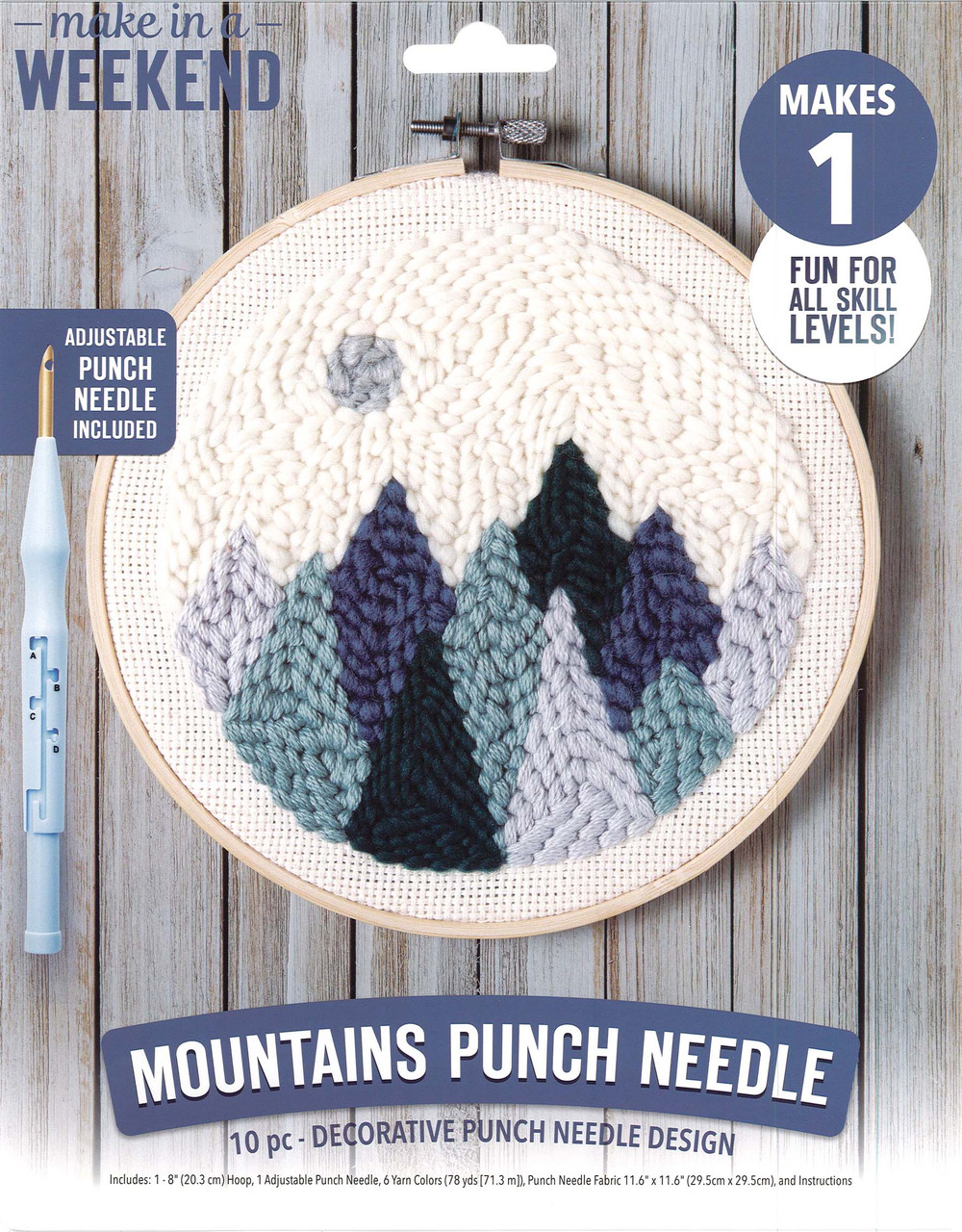 Make In A Weekend Punch Needle 8 Mountains