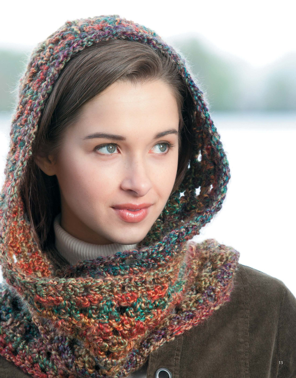 Crochet Pattern: Oversized Hooded Scarf – knitbrooks