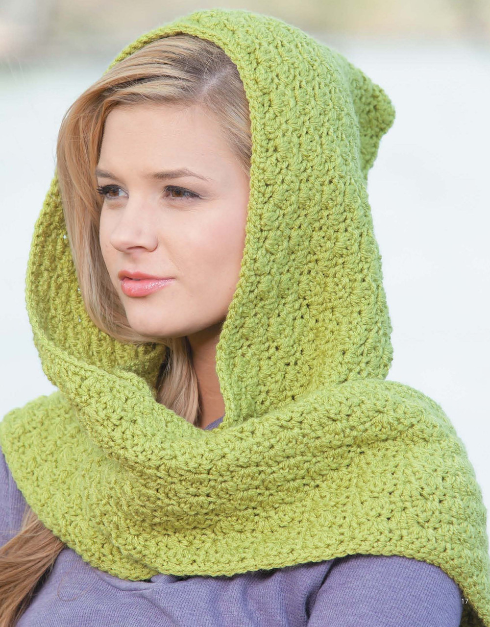 Crochet Pattern: Oversized Hooded Scarf – knitbrooks