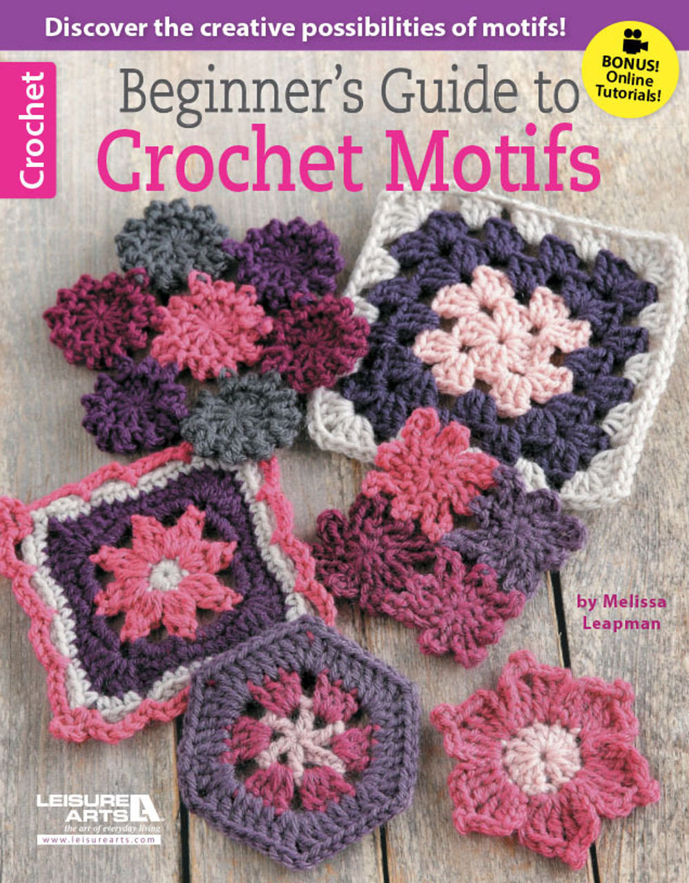Leisure Arts Crochet Pattern, Book