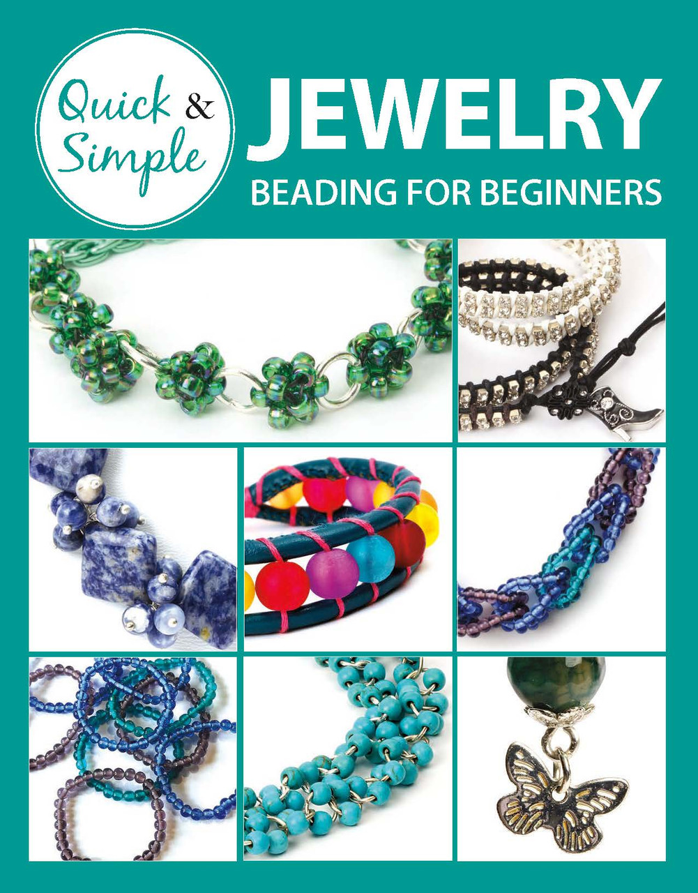 Leisure Arts Craft Quick & Simple Jewelry Beading For Beginners Book