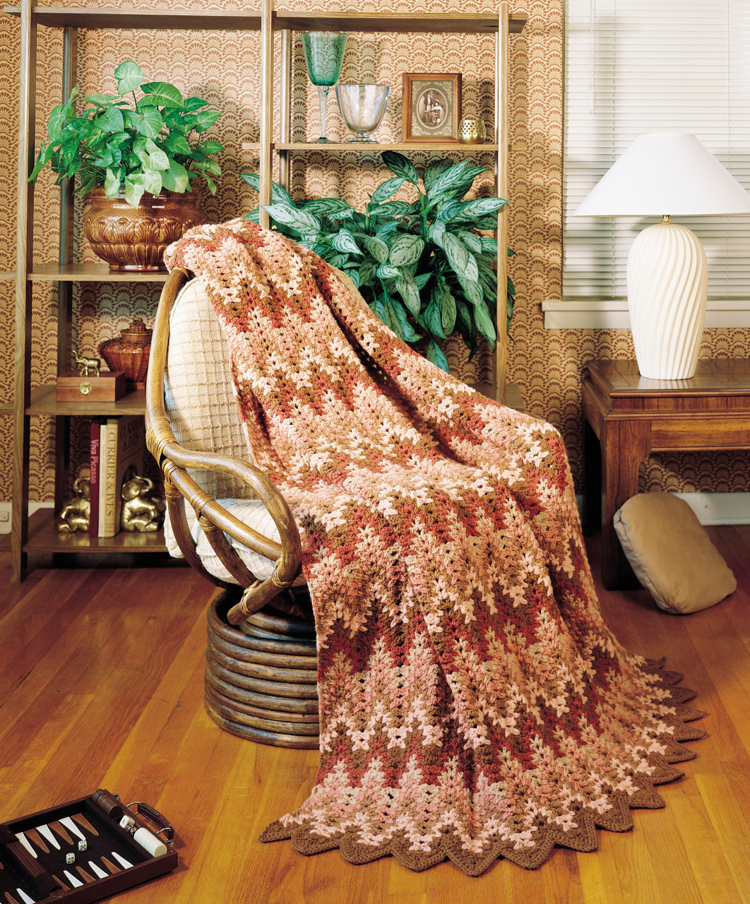 Crochet Pattern Book ~ LACY AFGHANS ~ 8 Designs