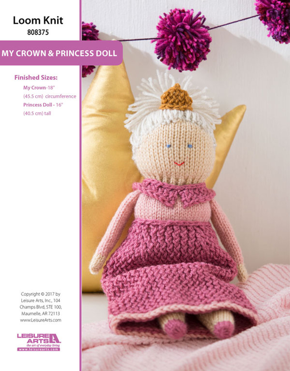 Leisure Arts Loom Knit Toys Knitting Book