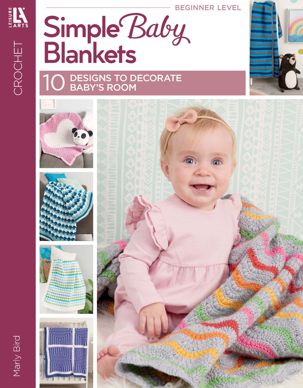 Leisure Arts Crochet Baby Blankets Crochet Book