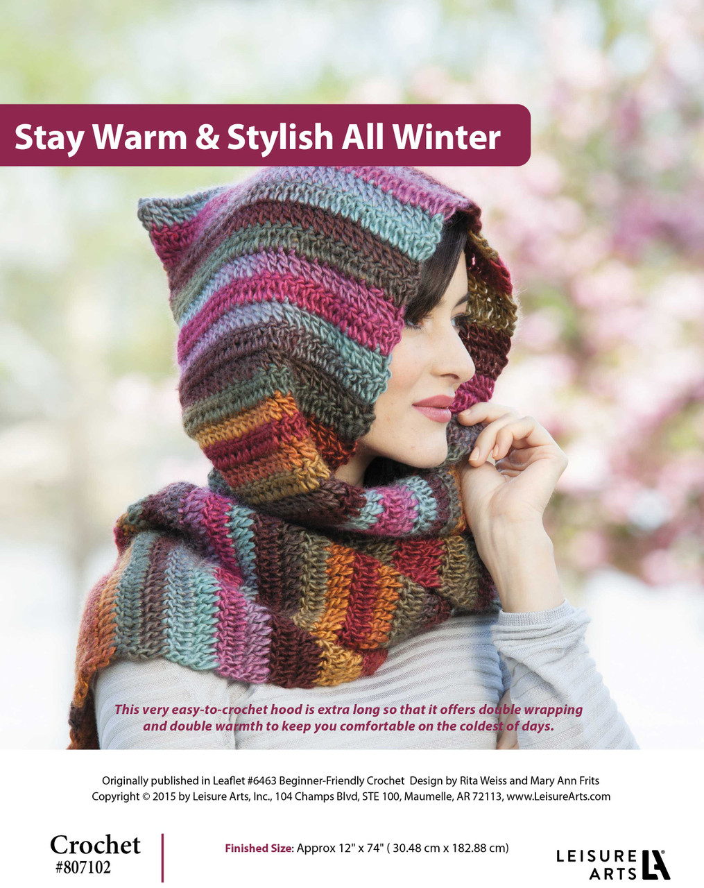 Leisure Arts Beginner Friendly Crochet Stay Warm and Stylish All Winter  ePattern