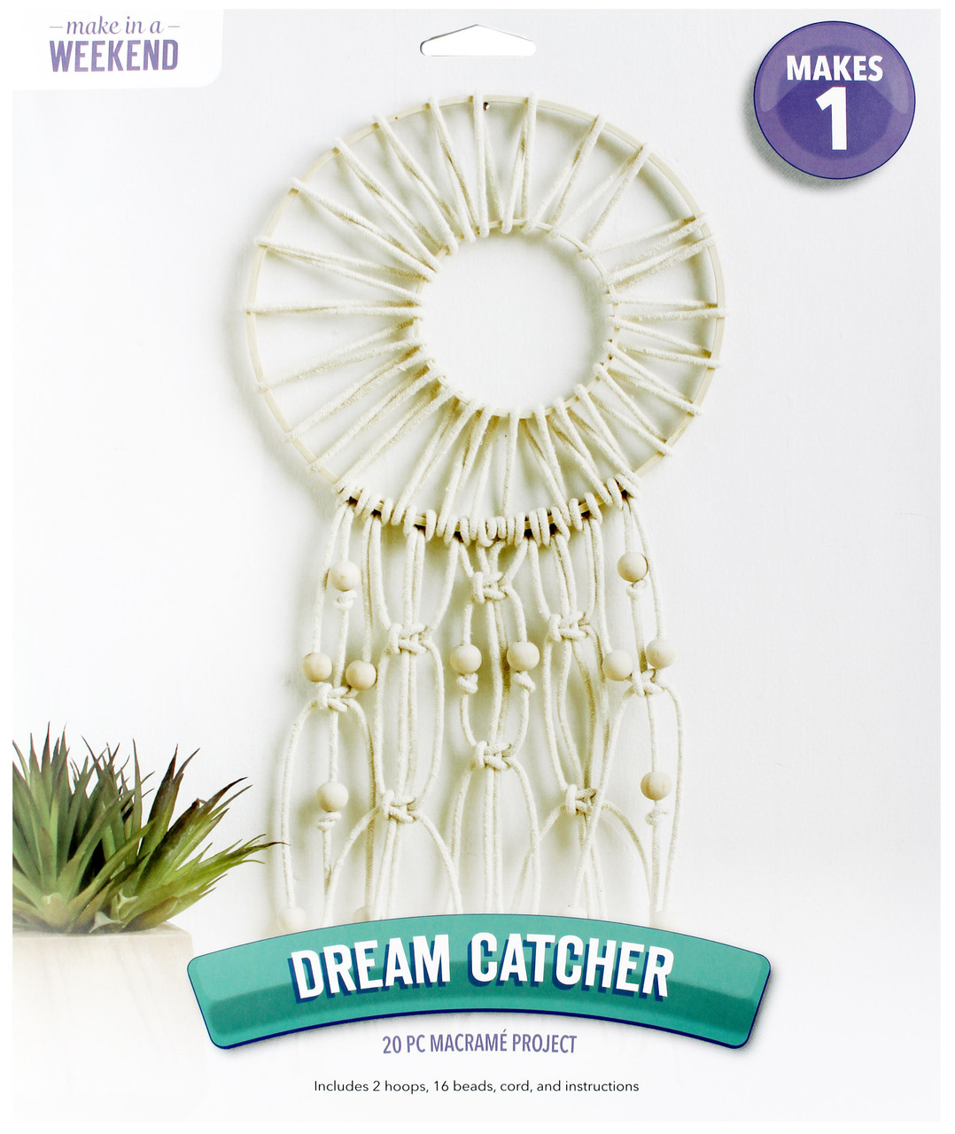 Diy Dream Catcher Making Kit, Macrame Dream Catcher Craft Supplies