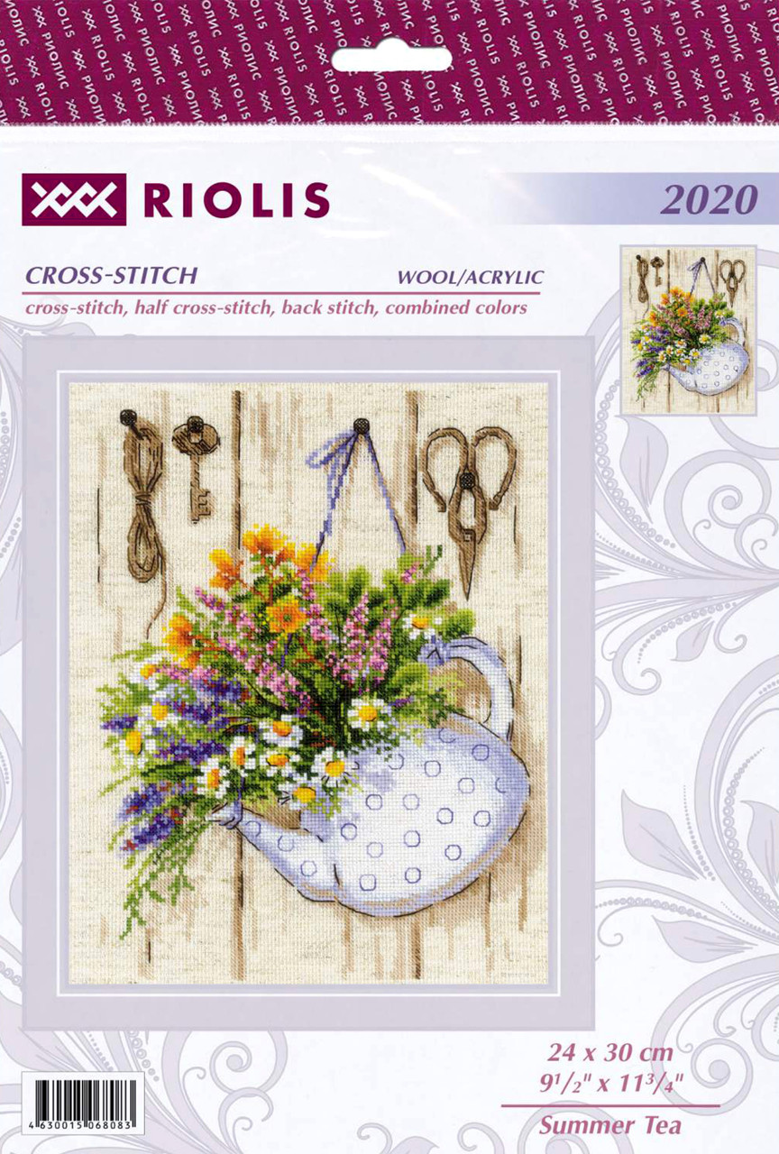 Riolis Cross Stitch Kit Summer Tea