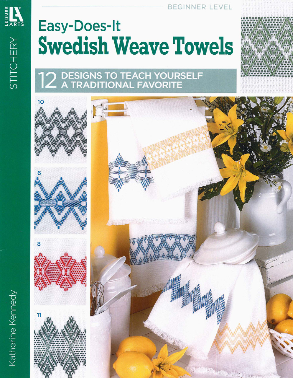 ePattern Swedish Weave Towels Reflections - Leisure Arts