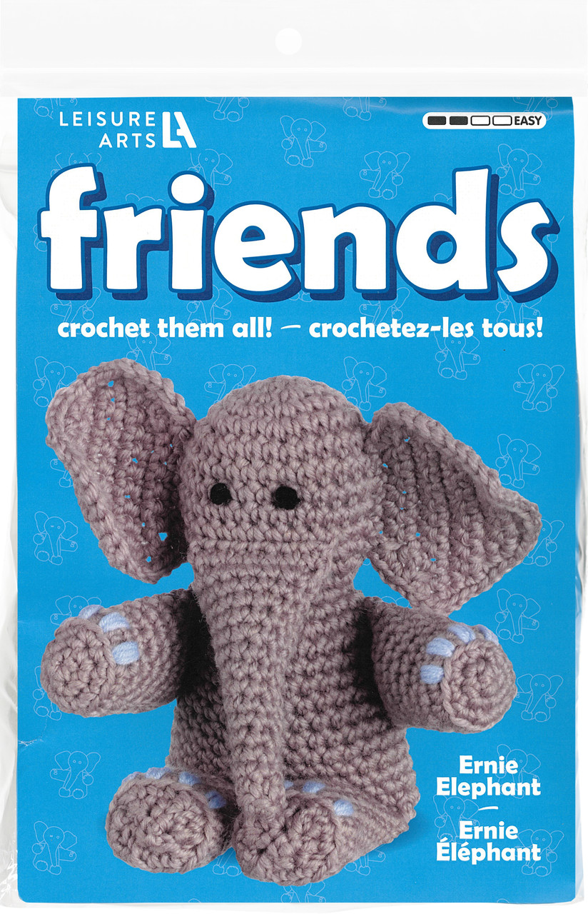 Leisure Arts Crochet Kit Amigurumi Elephant - Leisure Arts